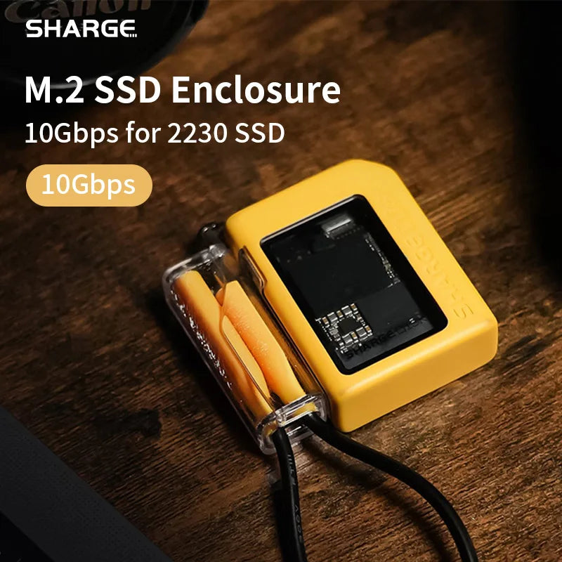 SHARGE M.2 NVMe SSD Enclosure.