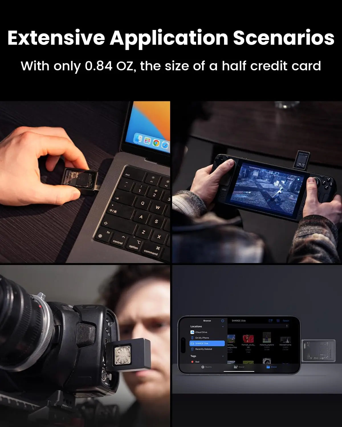 SHARGE M.2 NVMe SSD Enclosure.